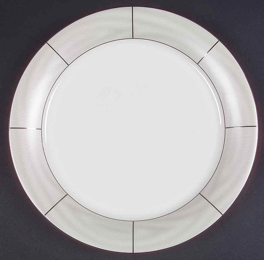 Silk Moire Pearl Dinner Plate by Ralph Lauren China-1