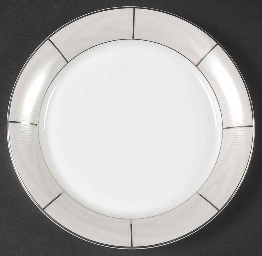 Silk Moire Pearl Bread & Butter Plate by Ralph Lauren China-1
