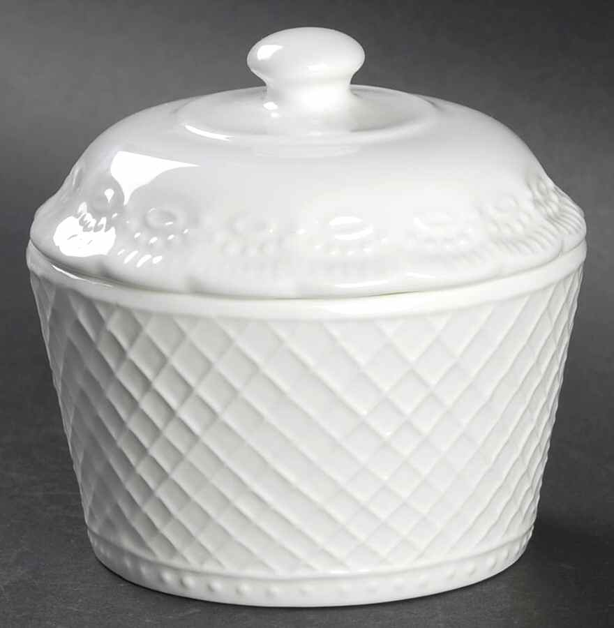 Spring Lace Sugar Bowl & Lid by Ralph Lauren China-1