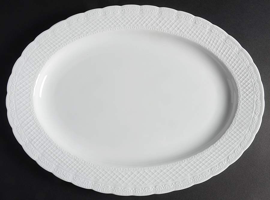 Spring Lace 14" Oval Serving Platter by Ralph Lauren China-1