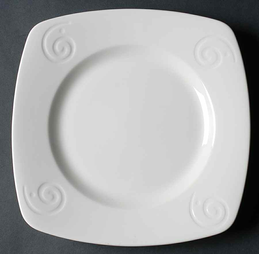 Spyro White Square Dinner Plate by Lenox-1