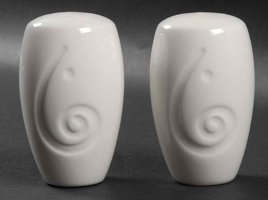 Spyro White Salt & Pepper Set by Lenox-1