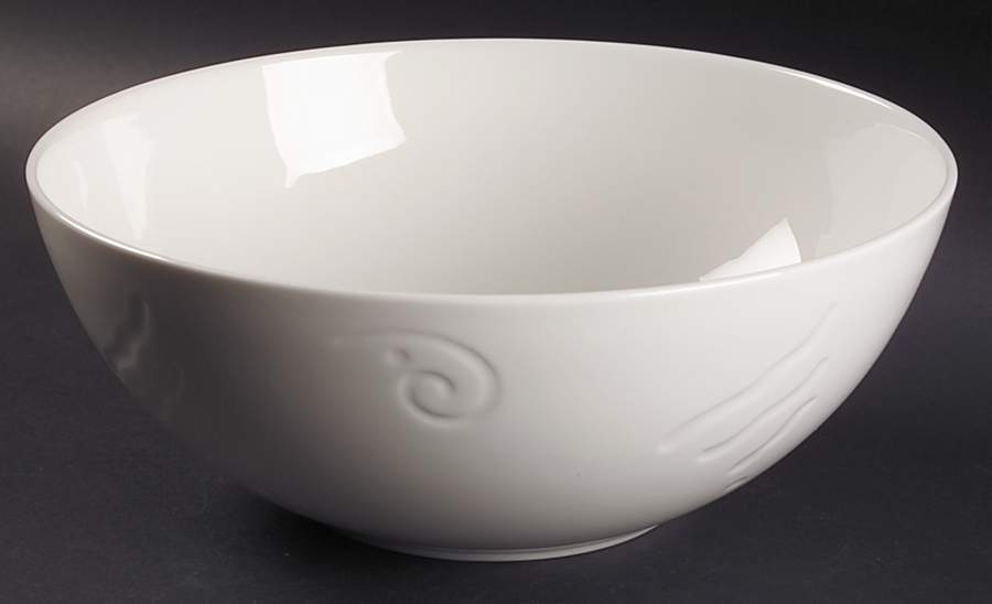Spyro White 10" Round Serving Bowl by Lenox-1