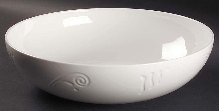 Spyro White Low Fruit/Pasta Bowl by Lenox-1