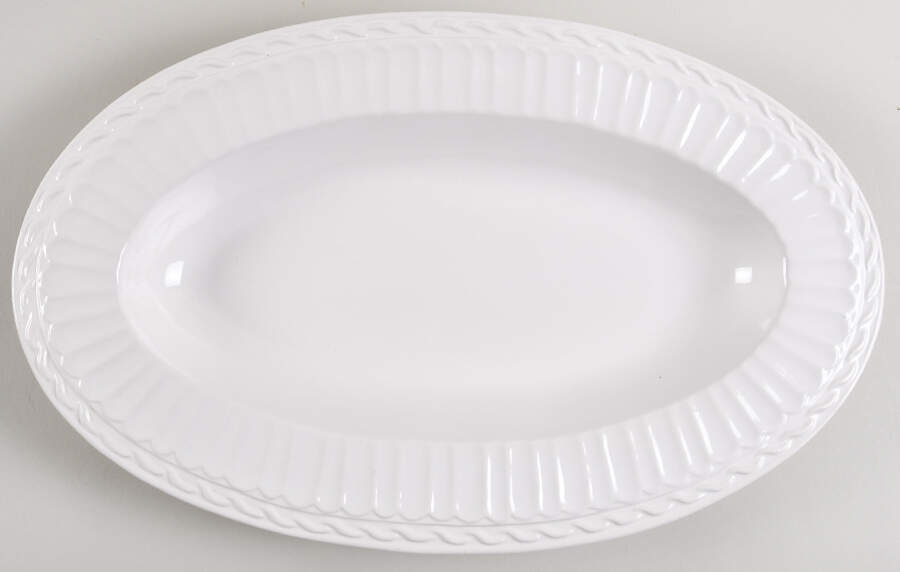 LUO1 17" Oval Serving Platter by Loucarte (Portugal)-1