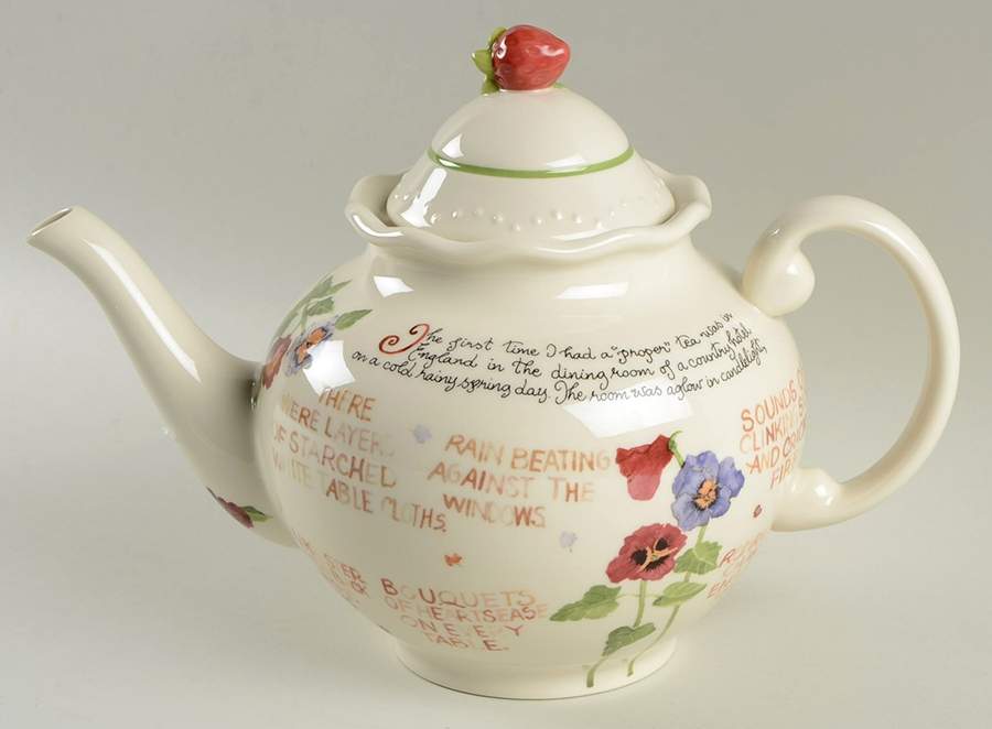 A Proper Tea Teapot & Lid by Lenox-1