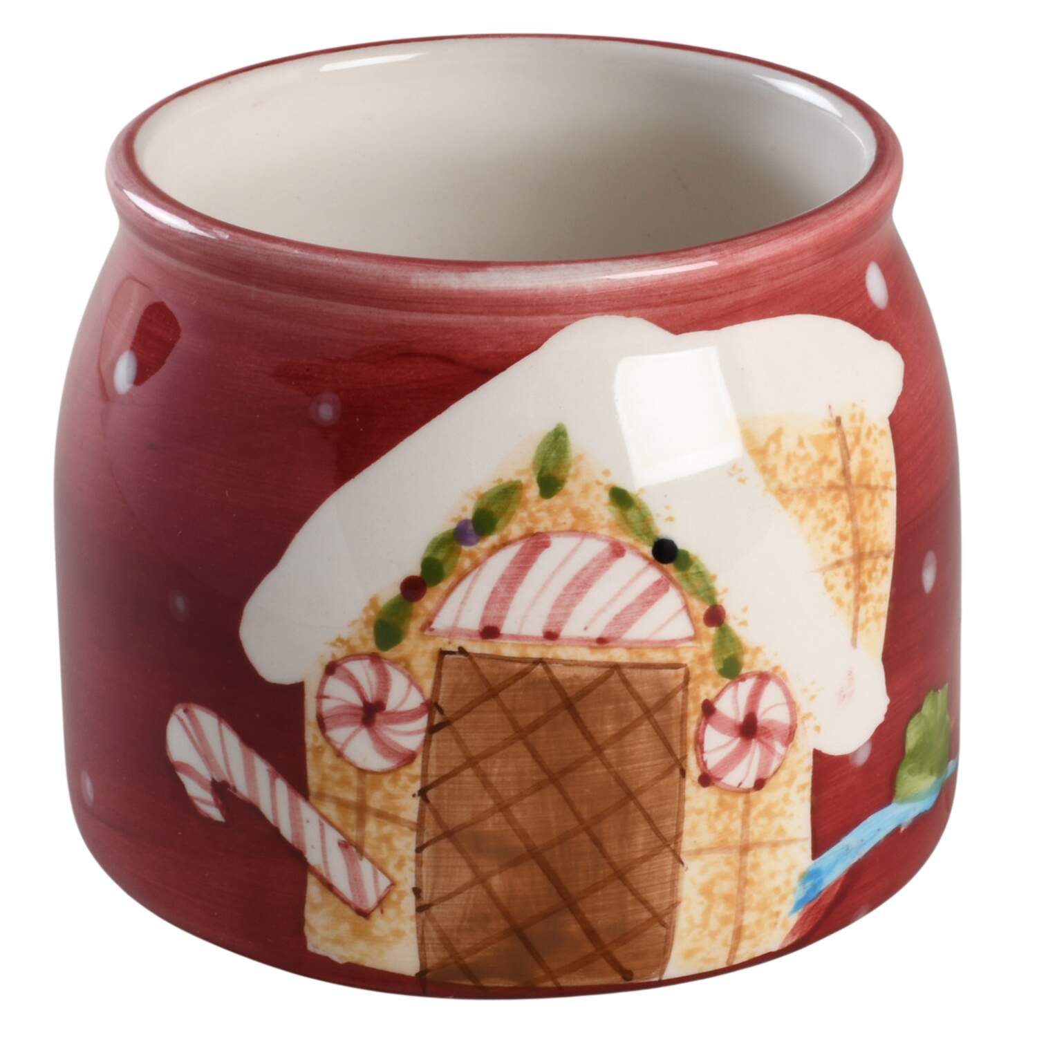 Christmas Treat Sugar Bowl No Lid by Laurie Gates-1