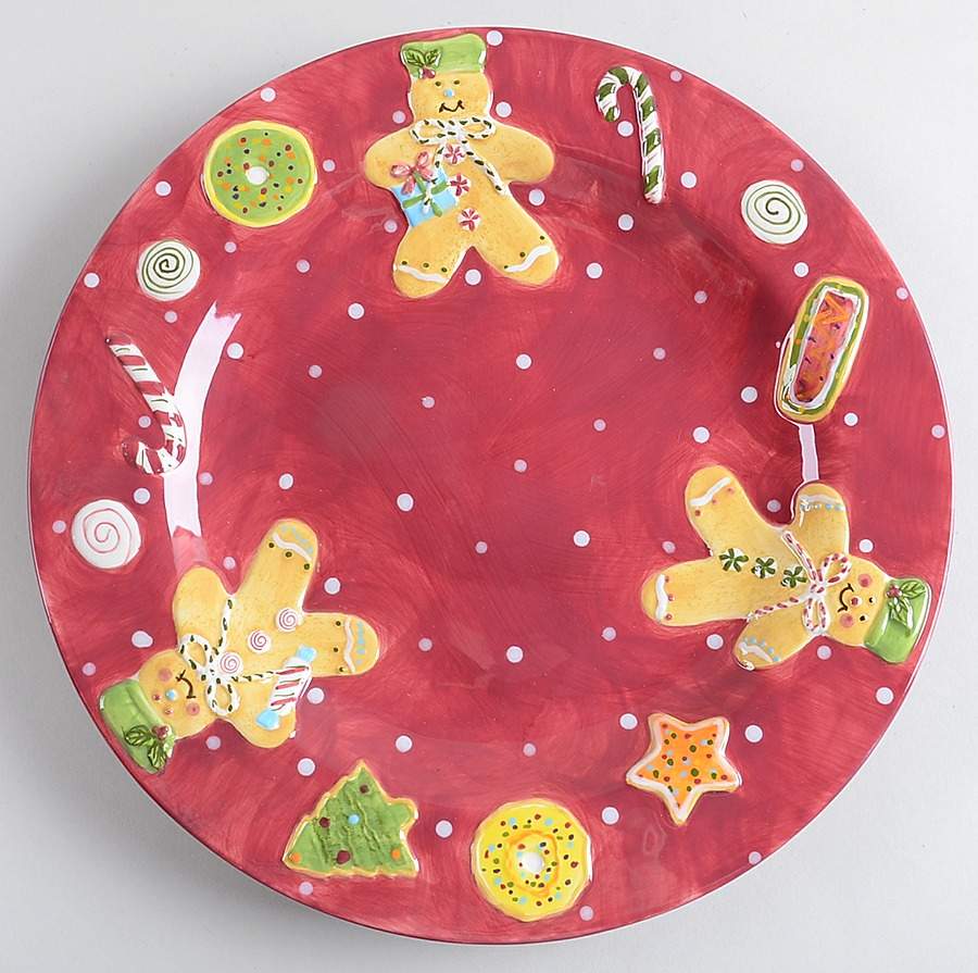 Christmas Treat Dinner Plate by Laurie Gates-1