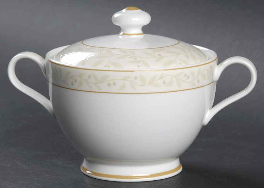 Veranda Sugar Bowl & Lid by Ralph Lauren China-1