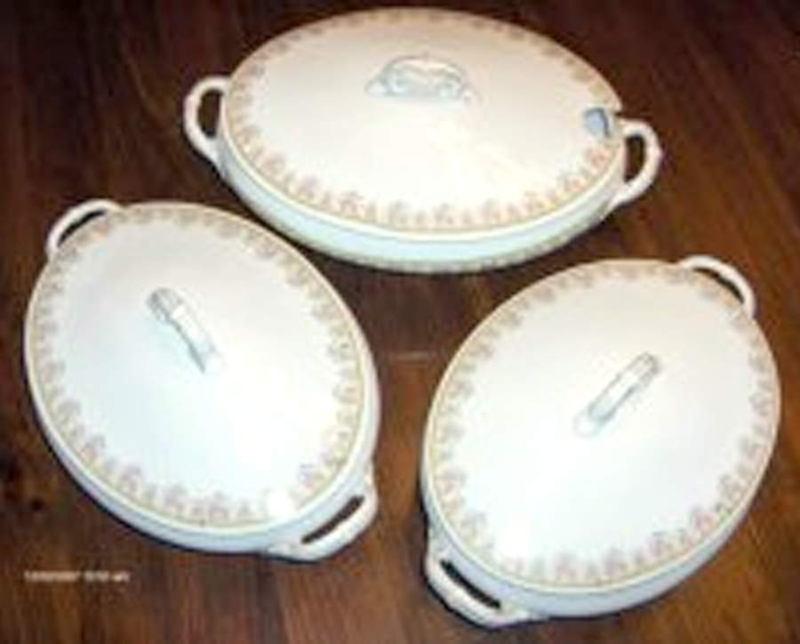LSS195 Oval Covered Vegetable by Lazarus Straus & Sons-1