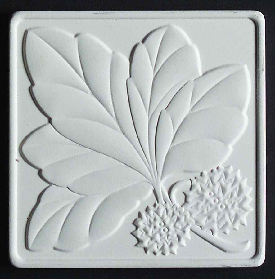 Leaves Square Corkback Coaster by Lenox-1
