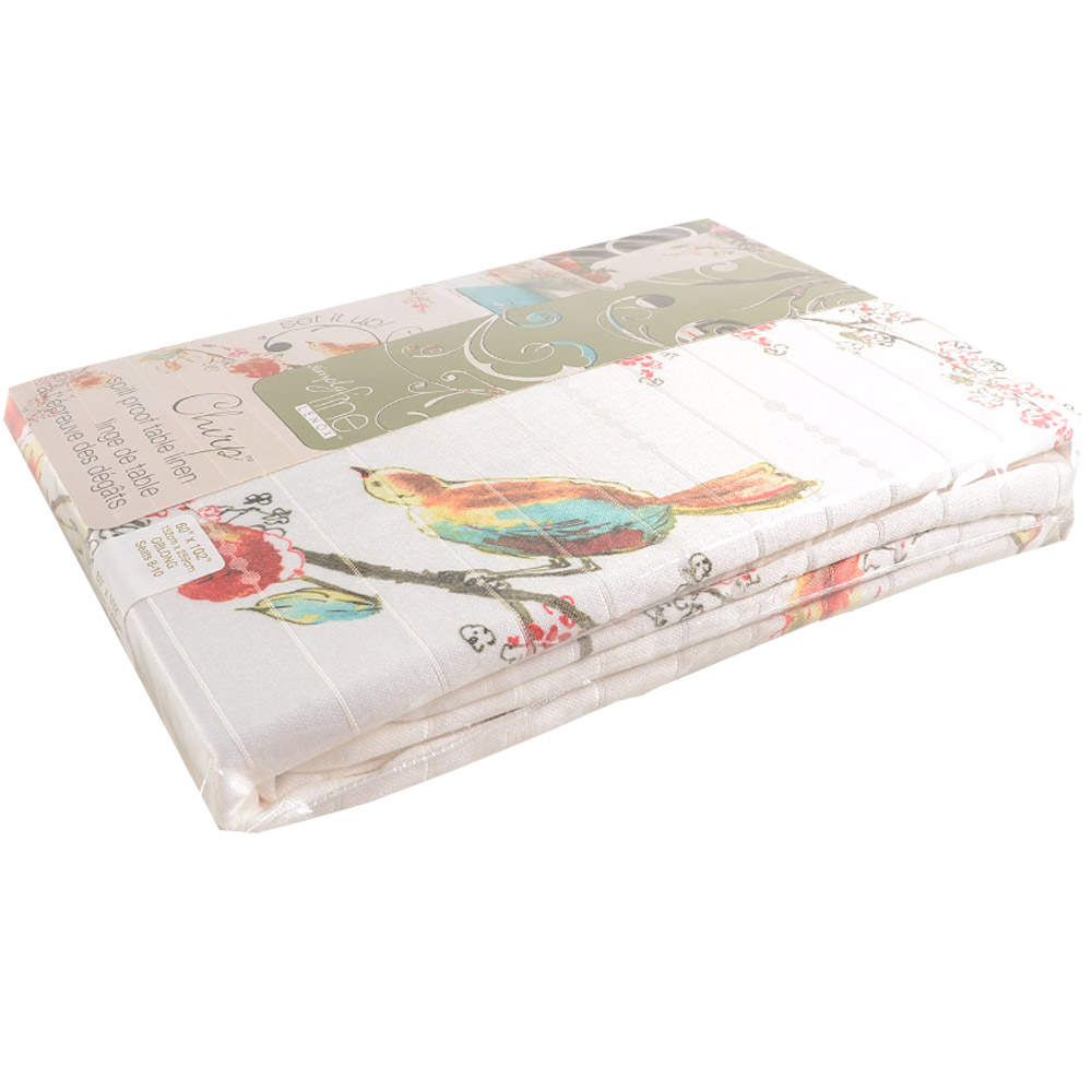 Chirp Rectangular Tablecloth 60" X 102" by Lenox-1