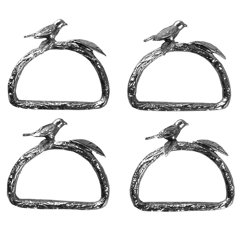 Chirp Metal Napkin Ring - Set of 4 by Lenox-1
