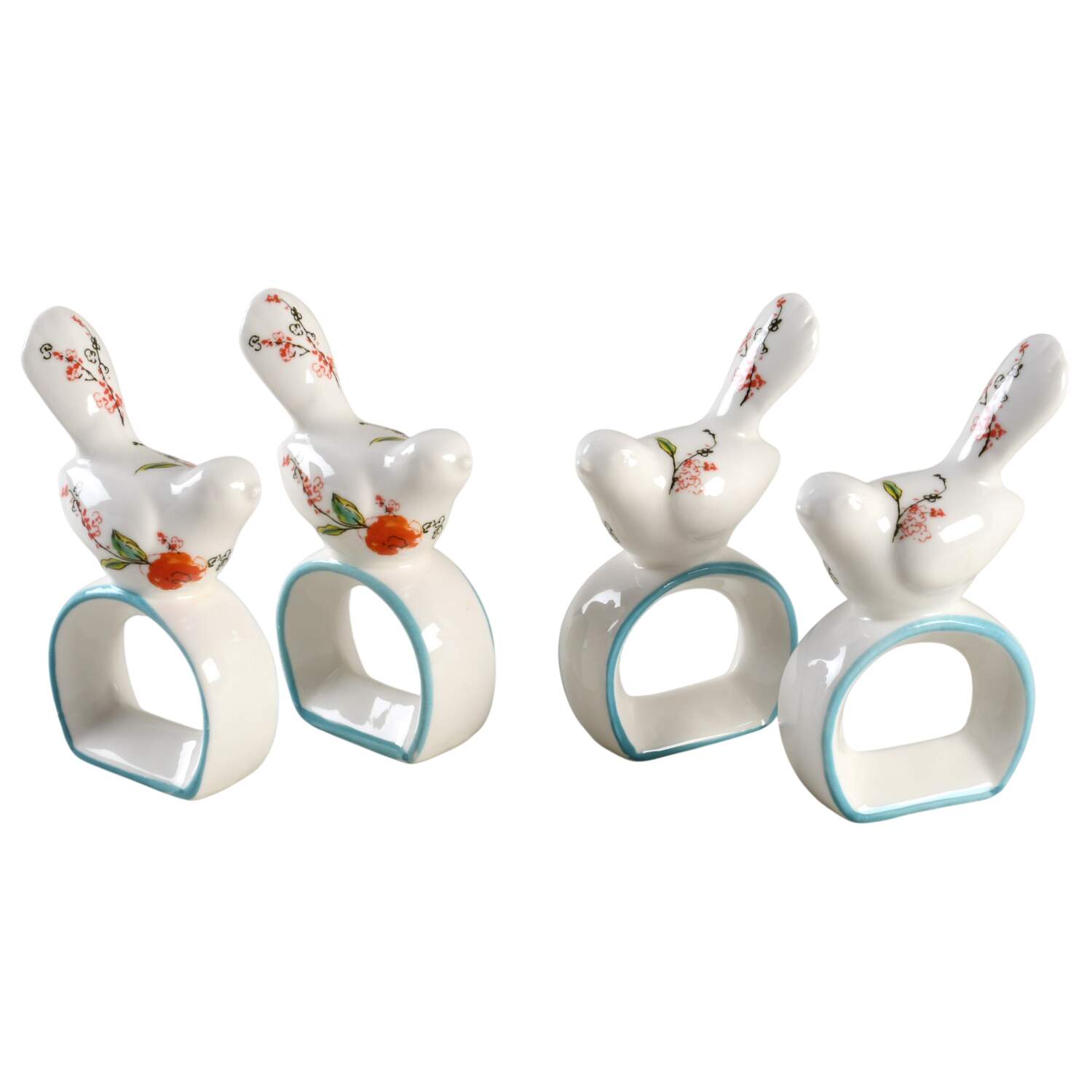 Chirp Napkin Ring - Set of 4 by Lenox-1