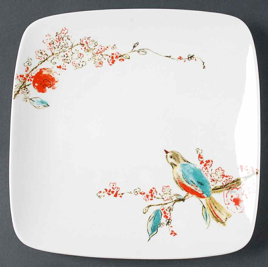 Chirp Square Accent Salad Plate by Lenox-1