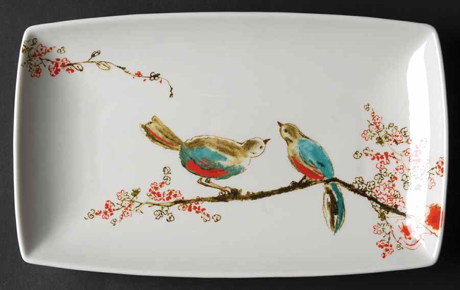 Chirp Small Sandwich Tray by Lenox-1