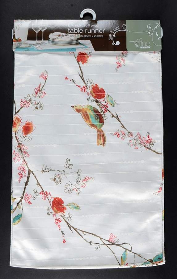 Chirp 14" X 90" Cloth Table Runner by Lenox-1