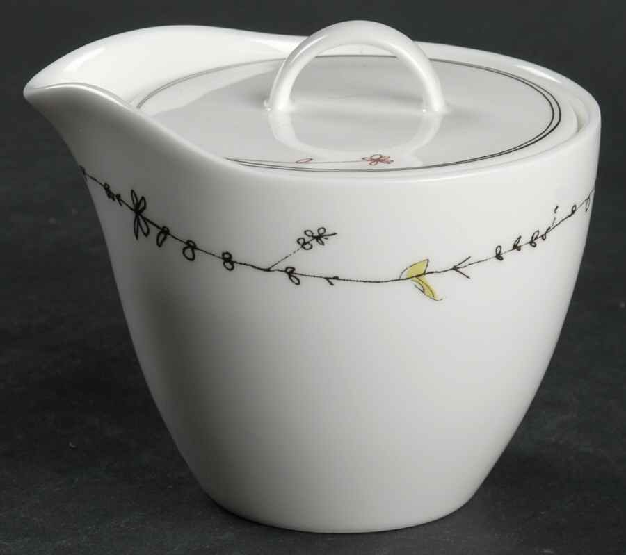Flourish Creamer/Sugar Combination & Lid by Lenox-1