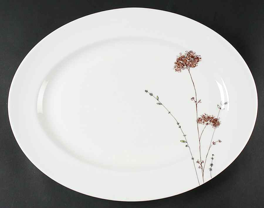 Flourish 16" Oval Serving Platter by Lenox-1