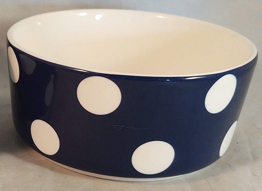 Sag Harbor Navy Fruit/Dessert (Sauce) Bowl by Lenox-1