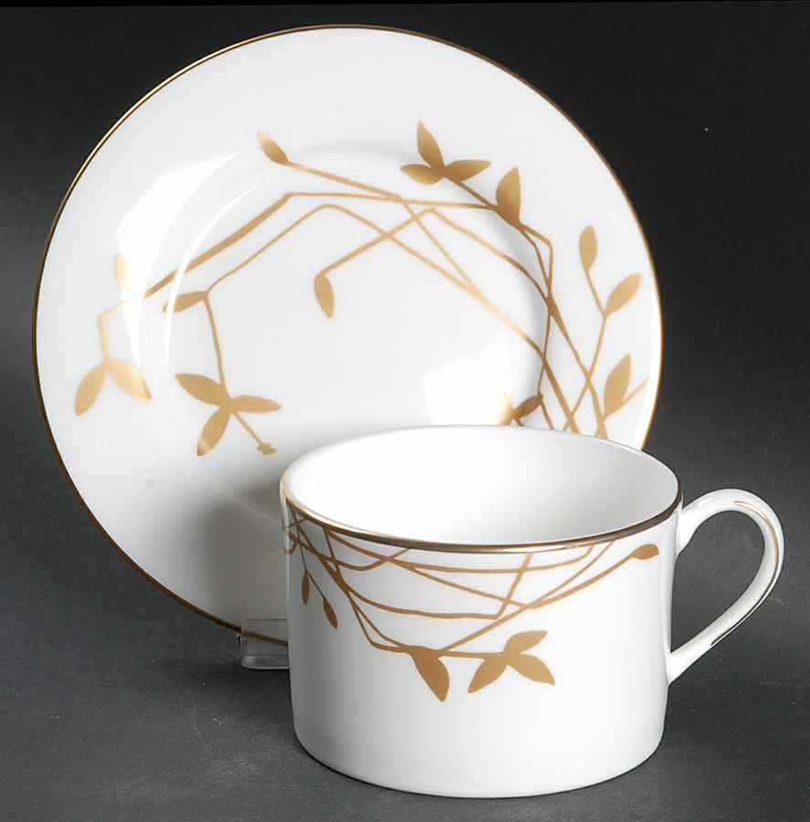 Primrose Hill Flat Cup & Saucer Set by Lenox-1