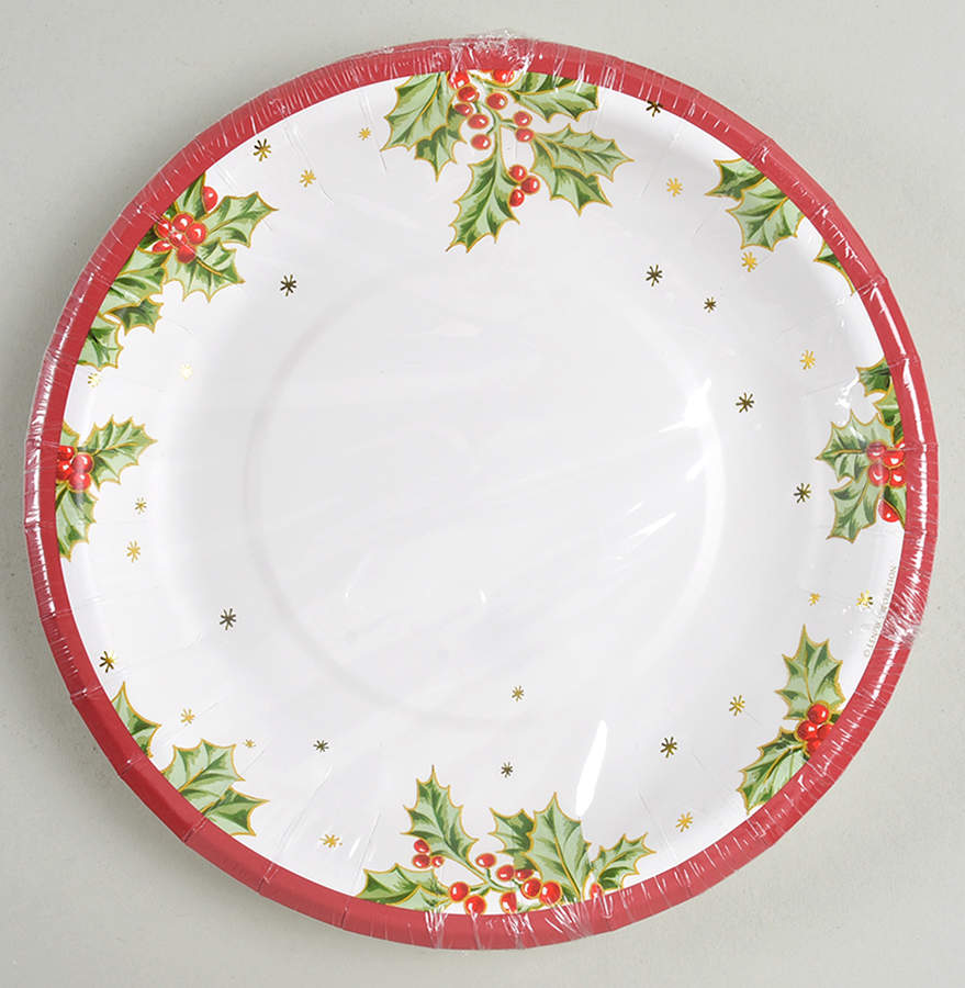 Treasured Traditions (Pack of 8) Paper Luncheon/Dessert Plates by Lenox-1
