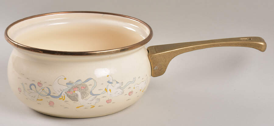 Happy Geese 1 Qt Metal Saucepan W/No Lid by Lincoware-1