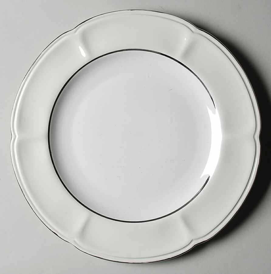 Tribeca (Platinum Trim) Dinner Plate by Laurie Gates-1