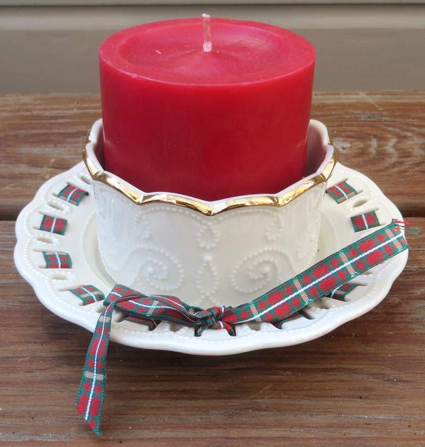 Christmas Giftables 3" Pillar Candleholder by Lenox-1