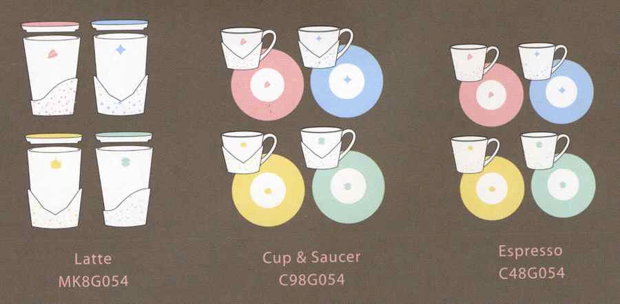Fairy Tale Flat Cup & Saucer Set by Lynn's China-1