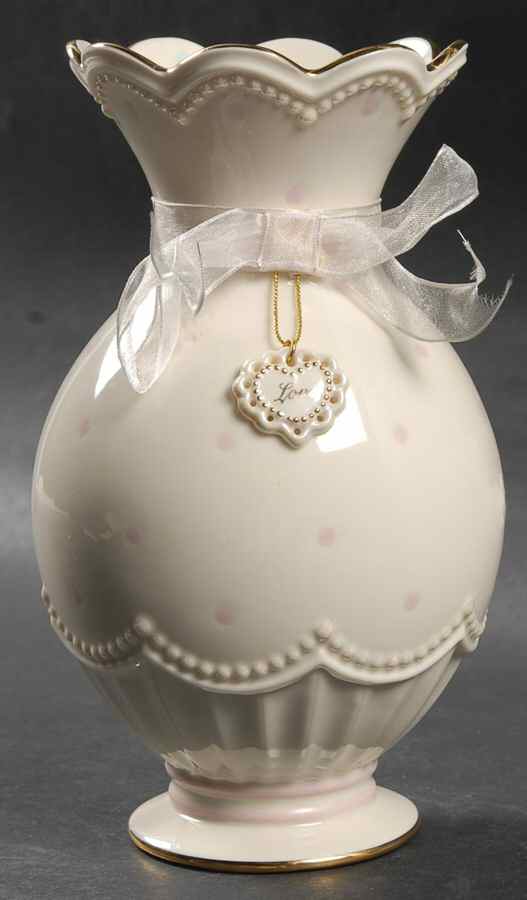 Pretty Polka Dot Mother's Day Vase by Lenox-1