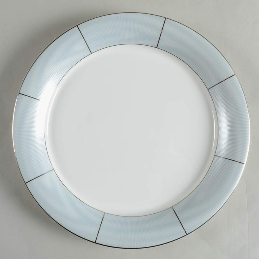 Silk Moire Ice Dinner Plate by Ralph Lauren China-1