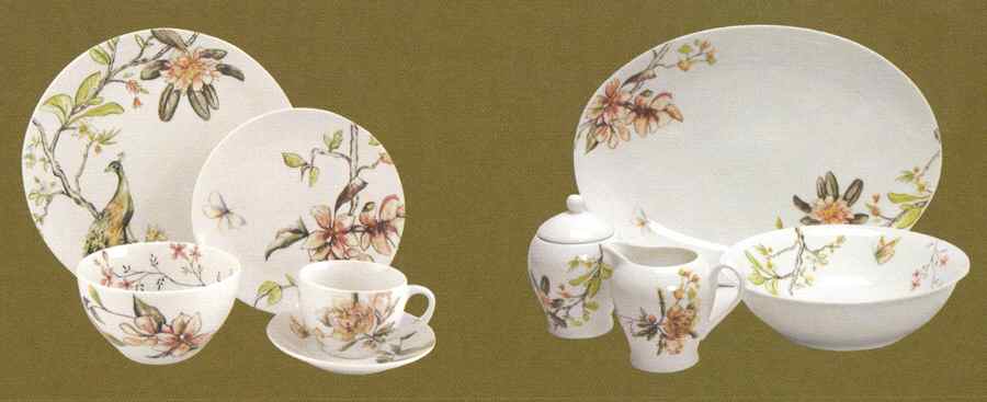 Peacock Sugar Bowl & Lid by Lynn's China-1