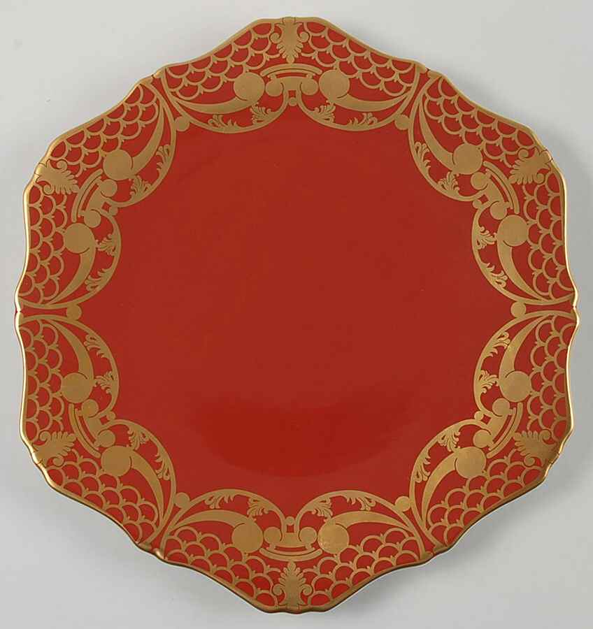 Alencon Rouge Dinner Plate by L'Objet-1