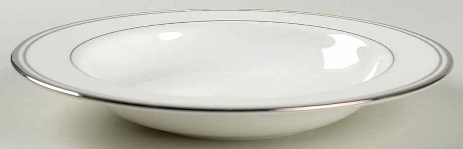 Federal Platinum Slate (Grey) Large Rim Soup Bowl by Lenox-1