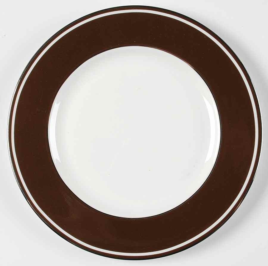 Federal Platinum Chocolate Salad Plate by Lenox-1