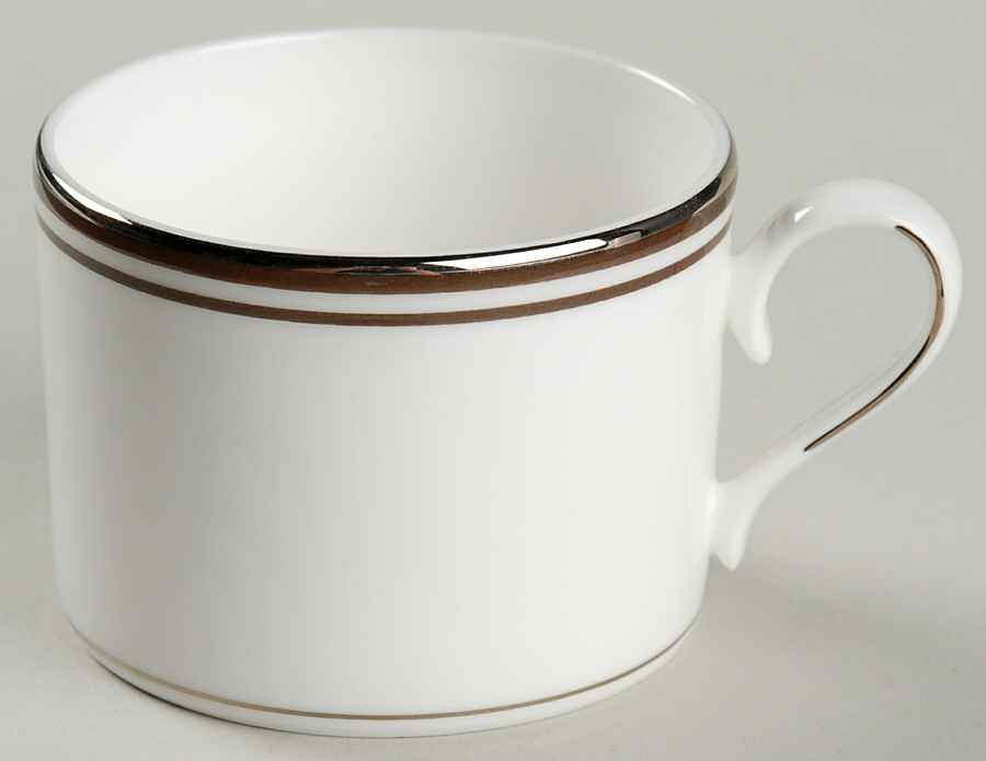 Federal Platinum Chocolate Flat Cup by Lenox-1