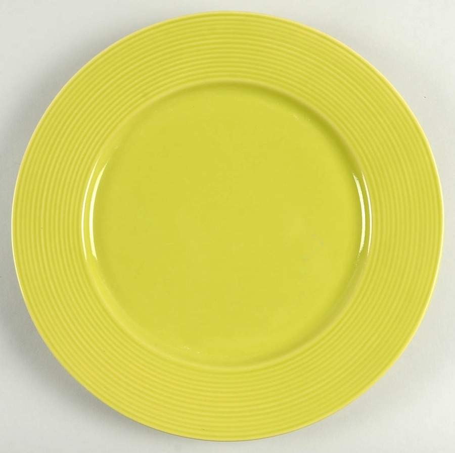 Elements Lime Green Dinner Plate by Lorena Garcia-1
