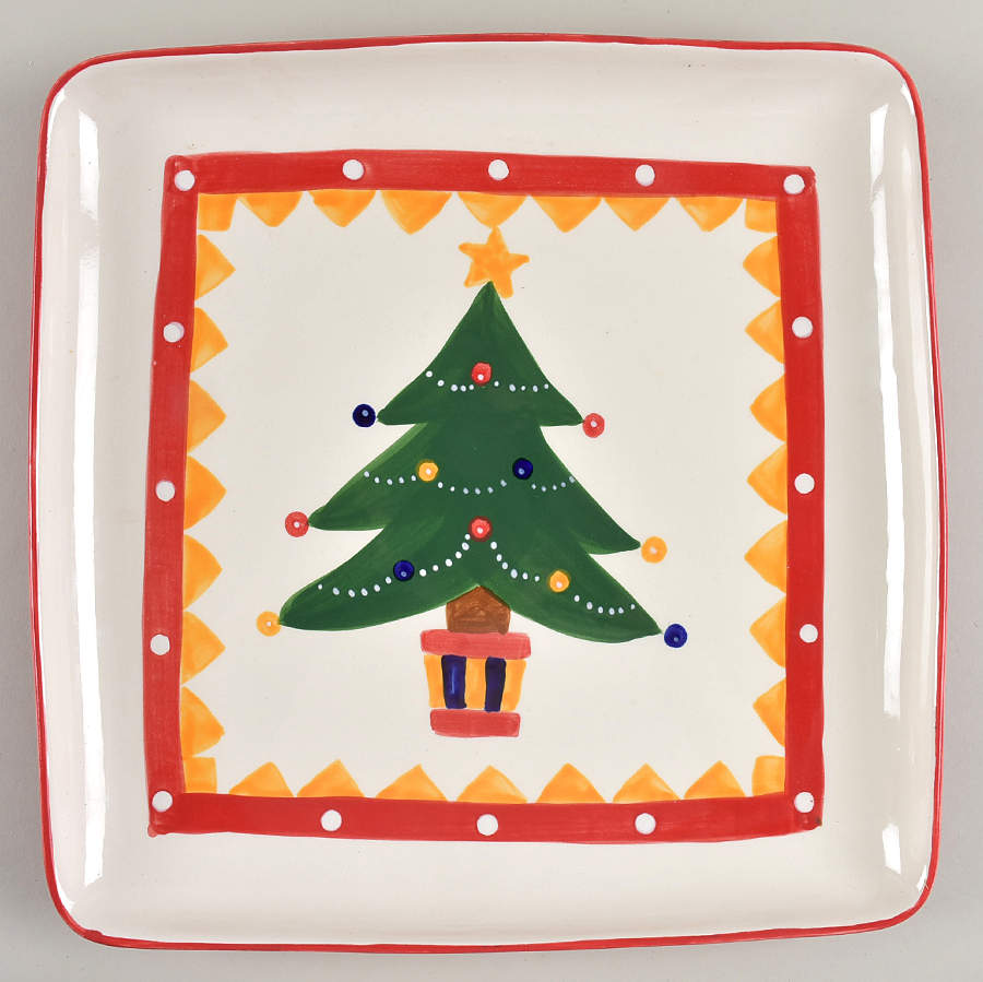 Carnival 13" Square Tray by Living Art-1