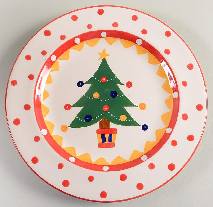 Carnival Dinner Plate by Living Art-1