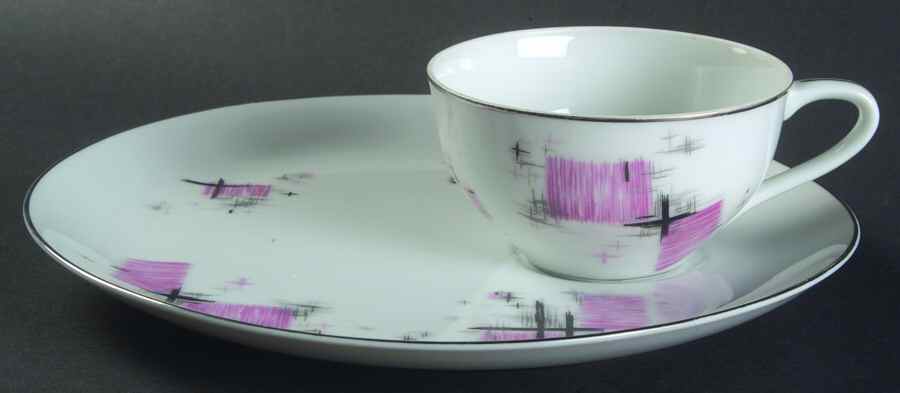 Party Snack Plate & Cup Set by Laurel (Japan)-1