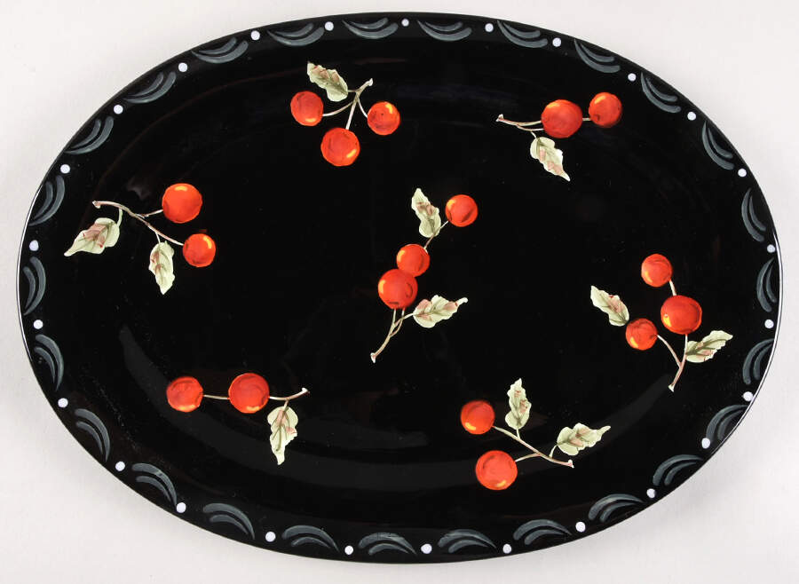 LGA27 16" Oval Serving Platter by Laurie Gates-1