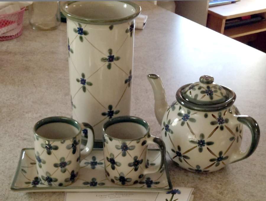 French Country Teapot & Lid by Louisville-1
