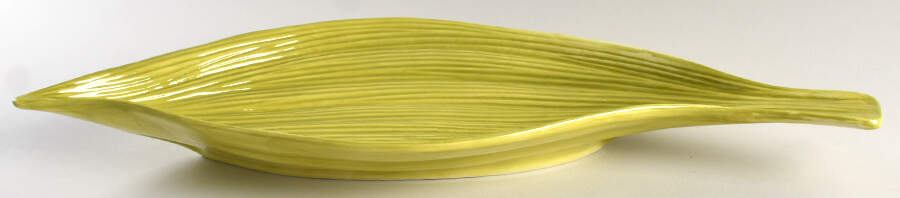 Hannah 20" Leaf Shaped Platter by Laurie Gates-1