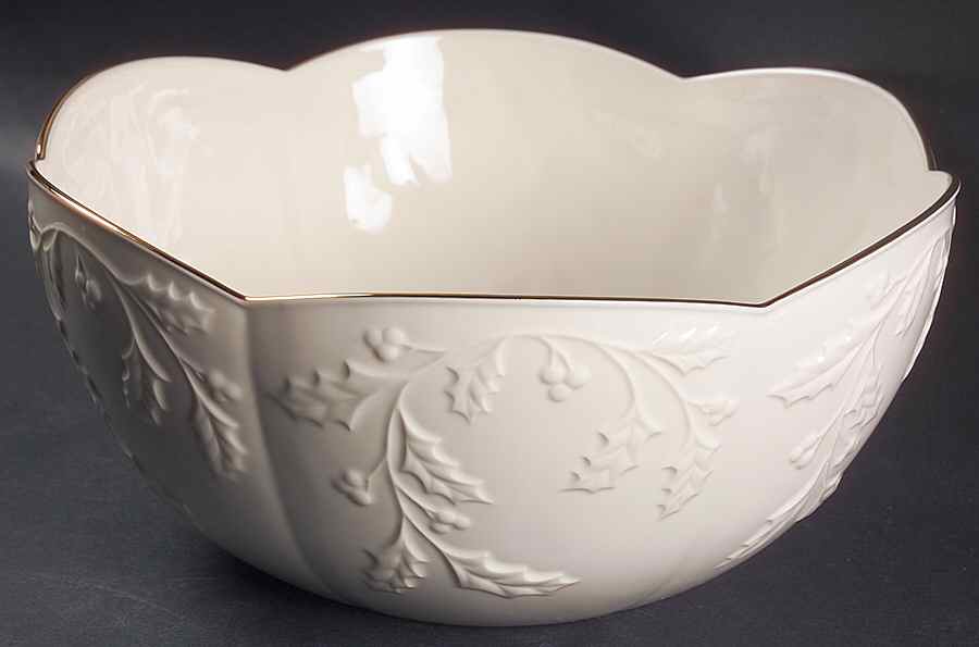 Holiday Heirloom 12" Round Serving Bowl by Lenox-1