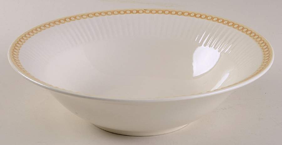Victorian Pearls 9" Round Vegetable Bowl by Linens N Things-1