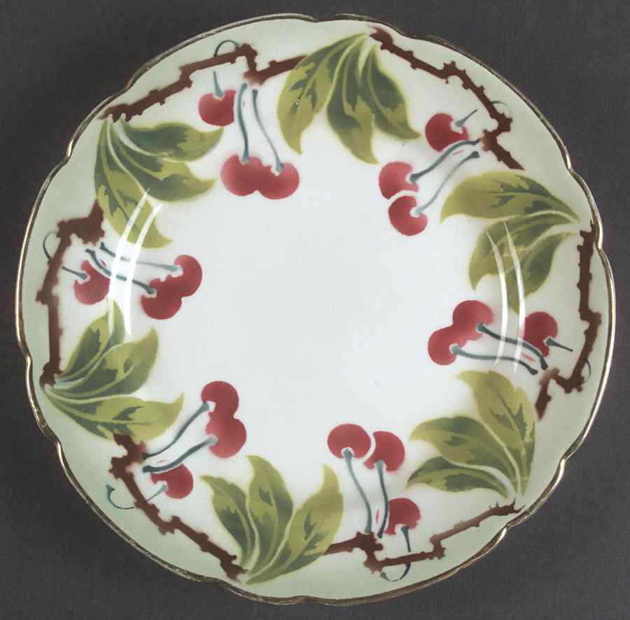 Cerises Salad Plate by Luneville-1