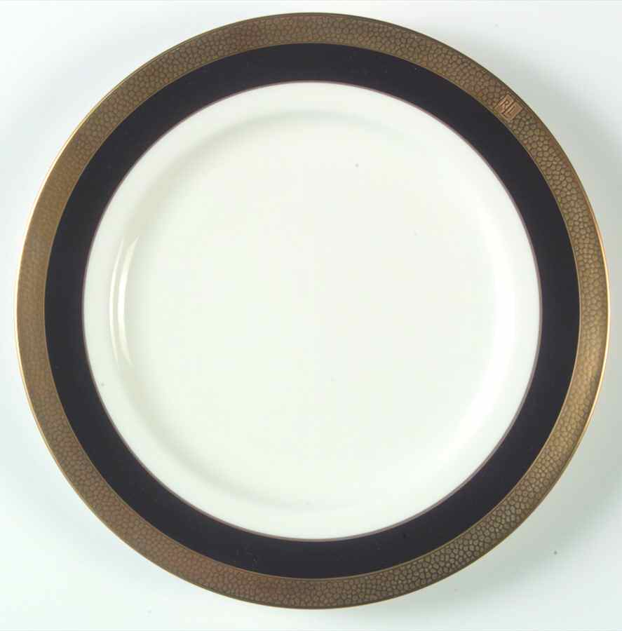 Hewitt Chocolate Salad Plate by Ralph Lauren China-1