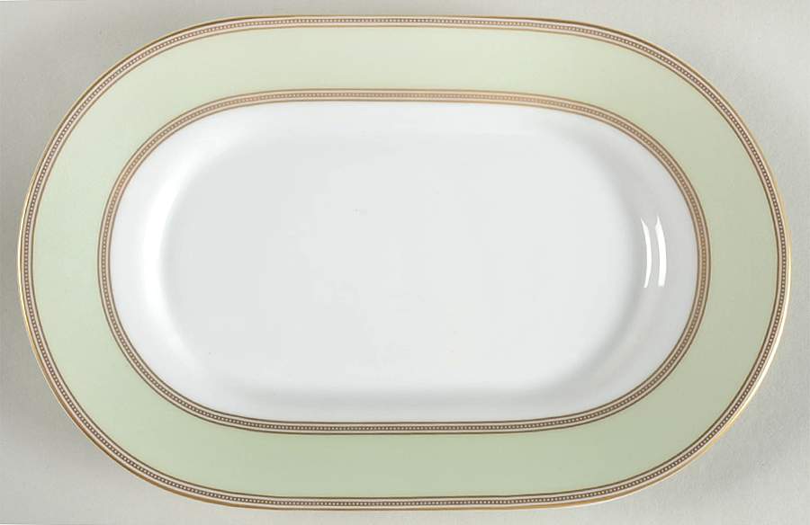 Silk Ribbon Celadon Underplate for Gravy Boat by Ralph Lauren China-1