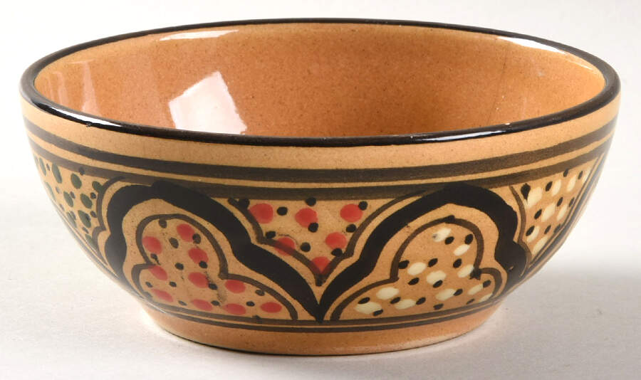 Honey Rim Fruit/Dessert (Sauce) Bowl by Le Souk Ceramique-1